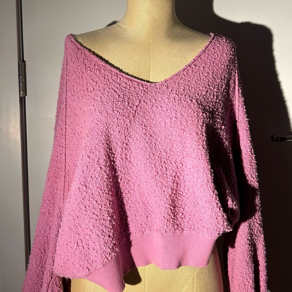 Free People Pink Pullover